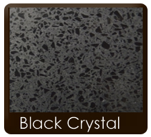 Quartz Plan de travail Cuisine Black Crystal